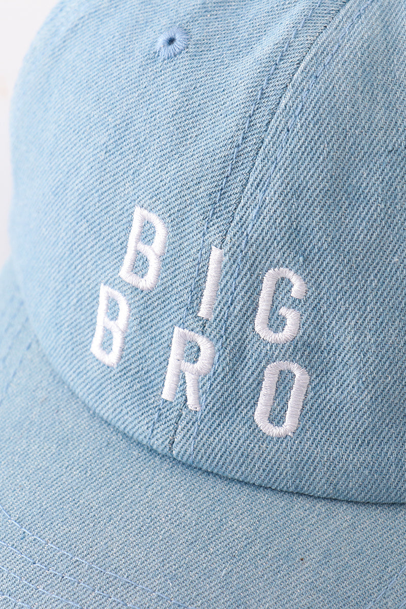 Blue big bro embroidery hat