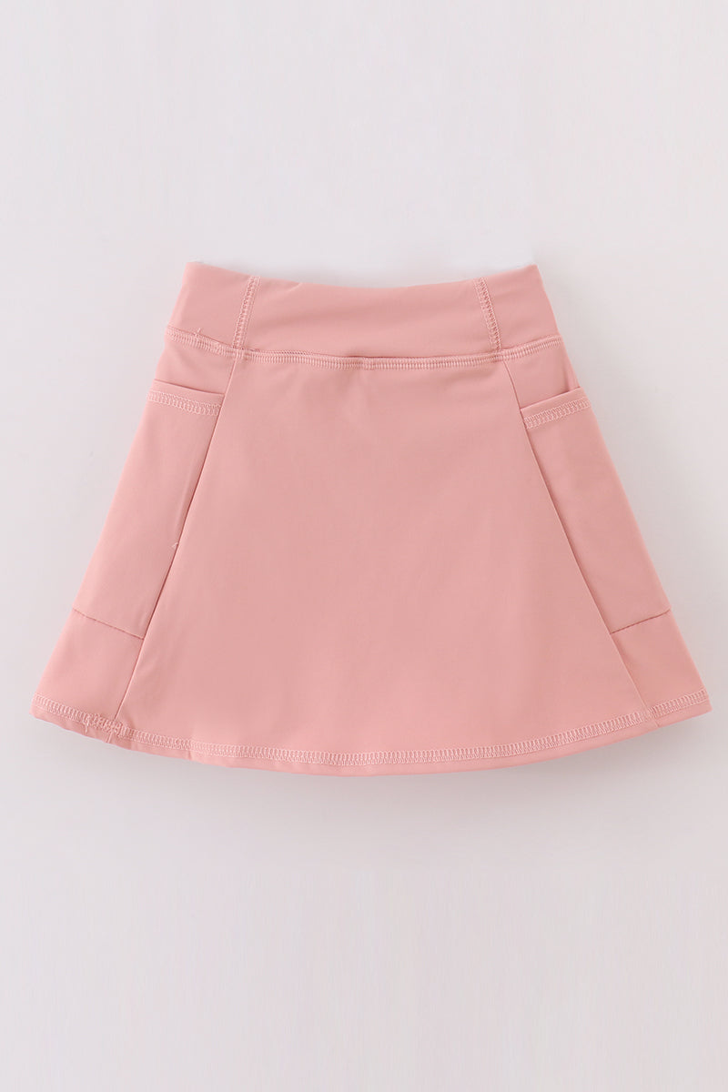 Pink active sporty girl skirt